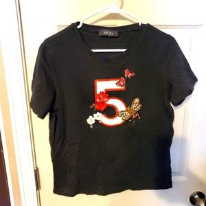 UNIQUE Beaded T-Shirt